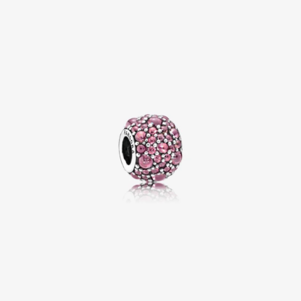 Pandora 925 Silver 791755PCZ Pink Sparkling Water Droplet String Decoration