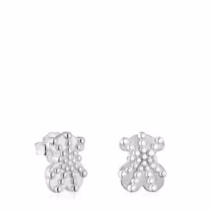 Small bear Earrings in Silver TOUS Grain