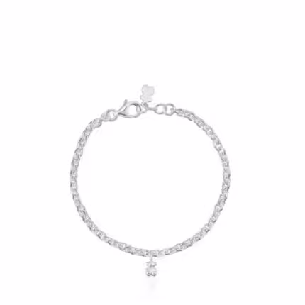 Silver chain Bracelet Bold Bear