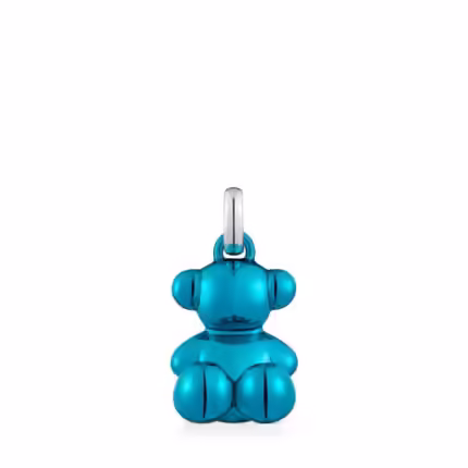 Bold Bear blue steel bear Pendant