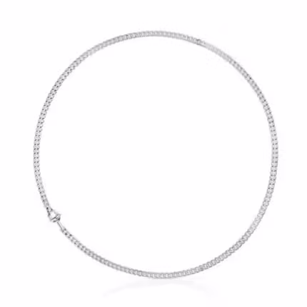 TOUS MANIFESTO curb chain Choker in silver