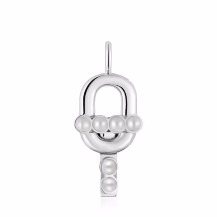 Silver Pendant with cultured pearls TOUS MANIFESTO