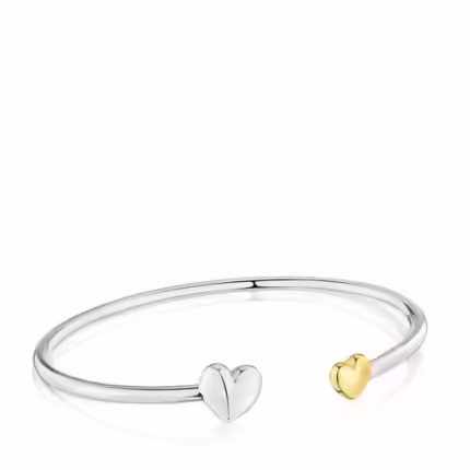 Two-tone heart Bangle My Other Half