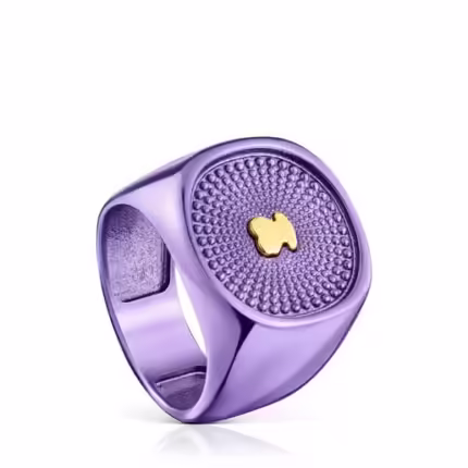 Oursin mauve silver Seal