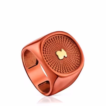 Oursin orange silver Seal