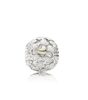 Pandora 925 Silver 791283EN23 White Love Beads