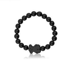 TOUS Peach Silk Bear 515431670 Couple Bear Bracelet