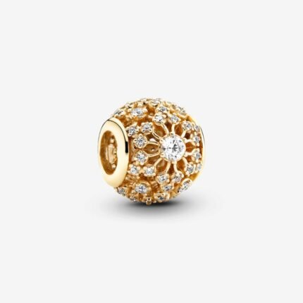 Pandora 925 Silver 750838CZ Shining Hollow String Decoration