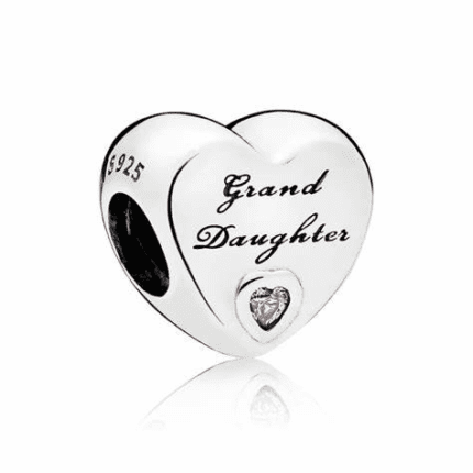 Pandora 925 silver 796261PCZ heart-shaped string decoration