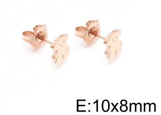 TOUS 925 silver minimalist Spanish bear earrings
