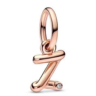 Pandora 26 letter z pendant jewelry accessories DIY simple and exquisite