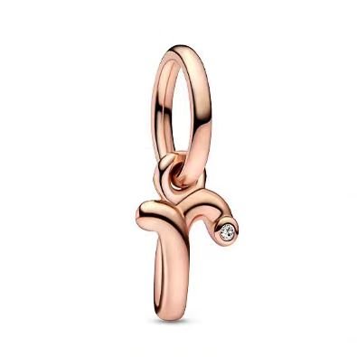 Pandora 26 letter r pendant jewelry accessories DIY simple and exquisite