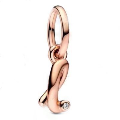 Pandora 26 letter l pendant jewelry accessories DIY simple and exquisite