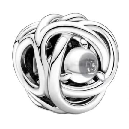 Pandora's April birthstone pendant jewelry accessories DIY simple and delicate high-end