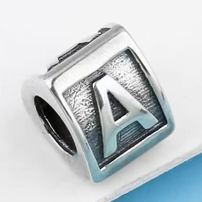 Pandora 26 letter A pendant jewelry accessories DIY simple and exquisite