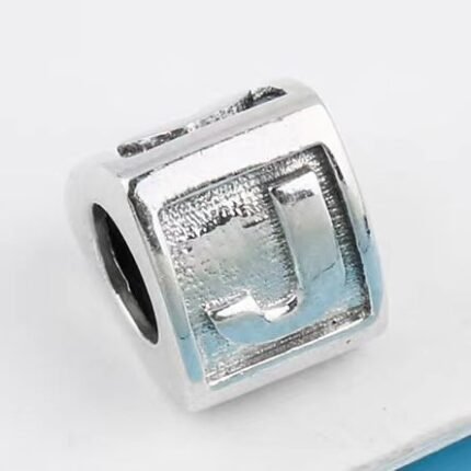 Pandora 26 letter J pendant jewelry accessories DIY simple and exquisite