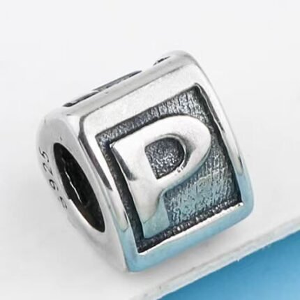 Pandora 26 letter P pendant jewelry accessories DIY simple and exquisite
