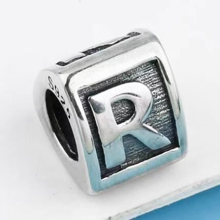 Pandora 26 letter R pendant jewelry accessories DIY simple and exquisite