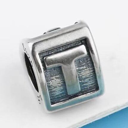 Pandora 26 letter T pendant jewelry accessories DIY simple and exquisite