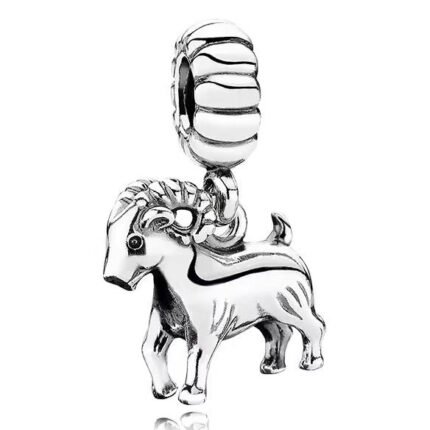 Pandora Zodiac Sheep Pendant Jewelry Accessories DIY Simple and Exquisite Advanced