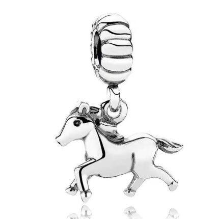 Pandora Zodiac Horse Pendant Jewelry Accessories DIY Simple and Exquisite High-end