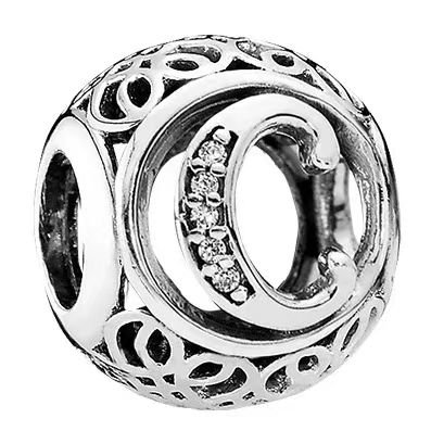 Pandora 26 letter C pendant jewelry accessories DIY simple and delicate high-end