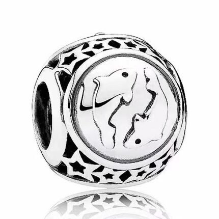 Pandora zodiac sign Pisces pendant jewelry DIY accessories simple and high-end