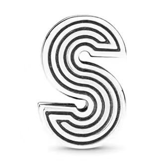 Pandora letter S jewelry gadgets DIY simple and delicate high-end