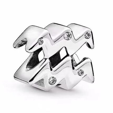 Pandora constellation Aquarius three-dimensional pendant jewelry DIY accessories simple and high-end