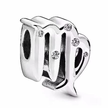 Pandora zodiac sign Virgo three-dimensional pendant jewelry DIY accessories simple and high-end