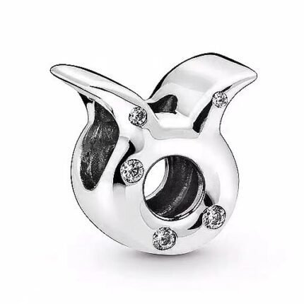 Pandora constellation Taurus three-dimensional pendant jewelry DIY accessories are simple and high-end