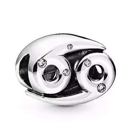 Pandora constellation Cancer three-dimensional pendant jewelry DIY accessories simple and high-end