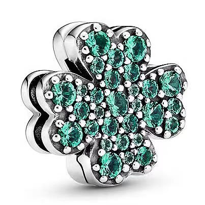 Pandora's lucky four-leaf clover jewelry, small accessories, DIY, simple, exquisite, high-end