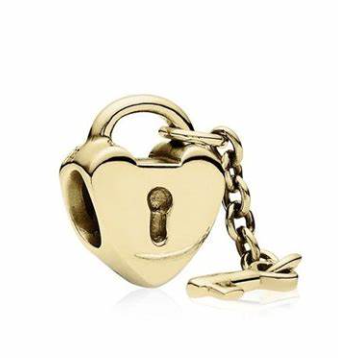 Pandora 925 Silver 750341 Heart Key