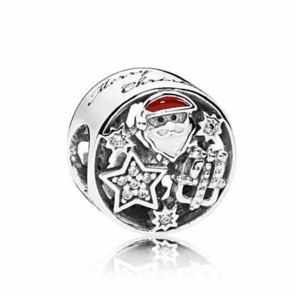 Pandora 925 Silver 796364CZ Joyful Christmas String Decoration