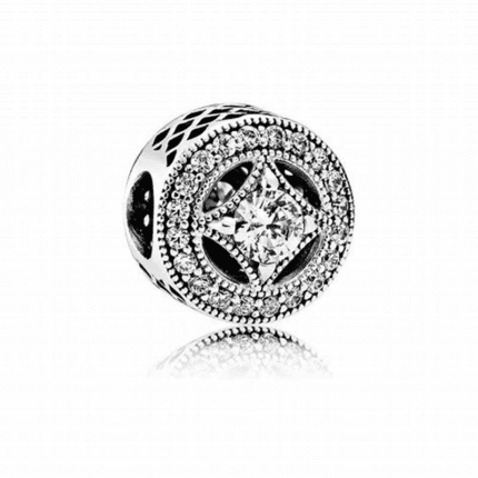 Pandora 925 Silver 791970CZ Shining Medal String