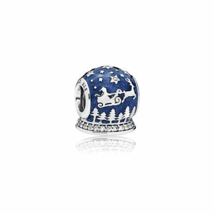 Pandora 925 silver 796386EN63 blue Christmas string decoration