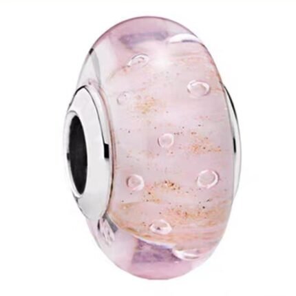Pandora pink quicksand bubbles beaded