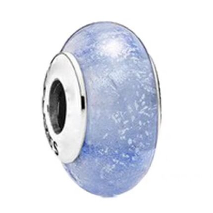 Pandora's brilliant lilac glass beaded jewelry DIY accessories are exquisite