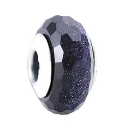 Pandora's bright night sky is black and flashing, glass beaded bracelet accessories, DIY exquisite and simple