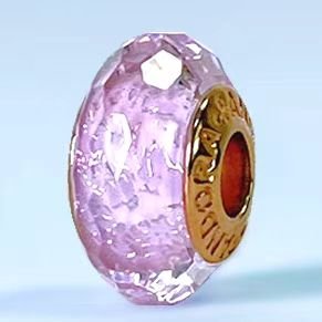 Pandora faceted bubble strips, purple glass beaded jewelry, accessories, DIY loose beads, exquisite and concise