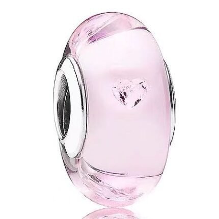 Pandora's clear powder, bubbles, glass beads, DIY jewelry accessories, loose beads, exquisite and simple