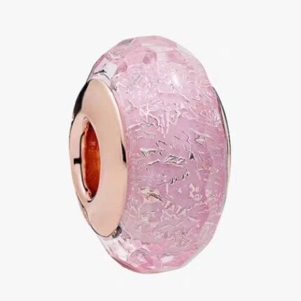 Pandora cut noodles shaped bubble glass beads DIY accessories loose beads exquisite and simple