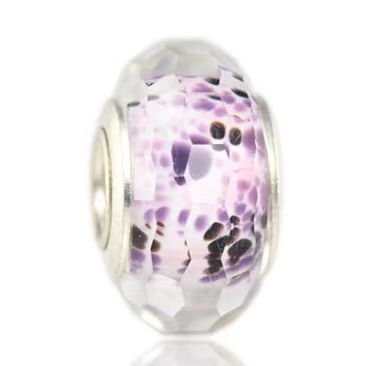 Pandora's scales are colorful, and the beads of purple glass are delicate and simple