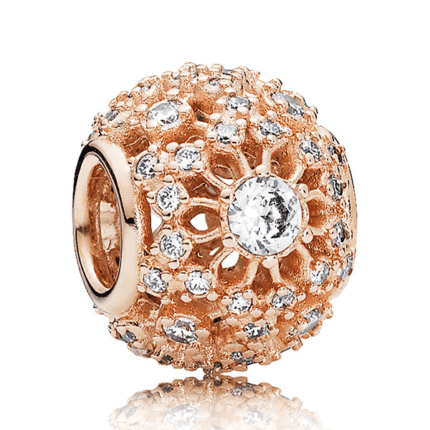 Pandora 925 Silver 750838CZ Shining Hollow String Decoration