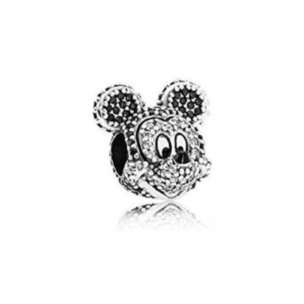 Pandora 925 Silver 791795NCK Mickey Sparkling String Decoration