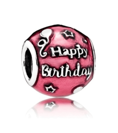 Pandora 925 Silver 791983EN117 Happy Birthday String