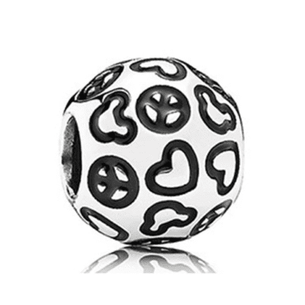 Pandora 925 silver 7501055890921P graphic carving string decoration