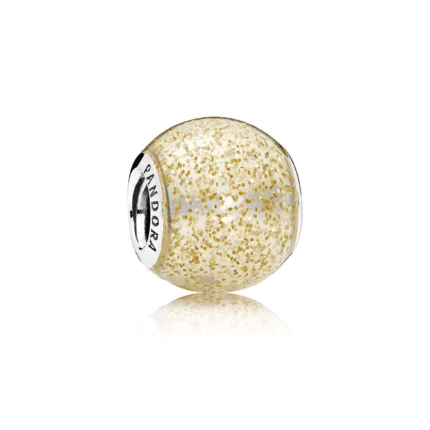 Pandora 925 silver 796327EN146 gold shimmering spherical string decoration