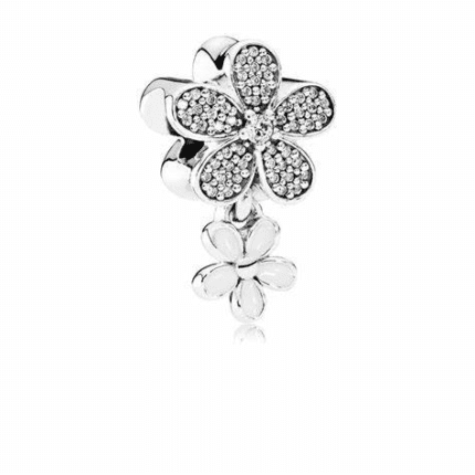 Pandora 925 silver 792098CZ dazzling daisy chain decoration